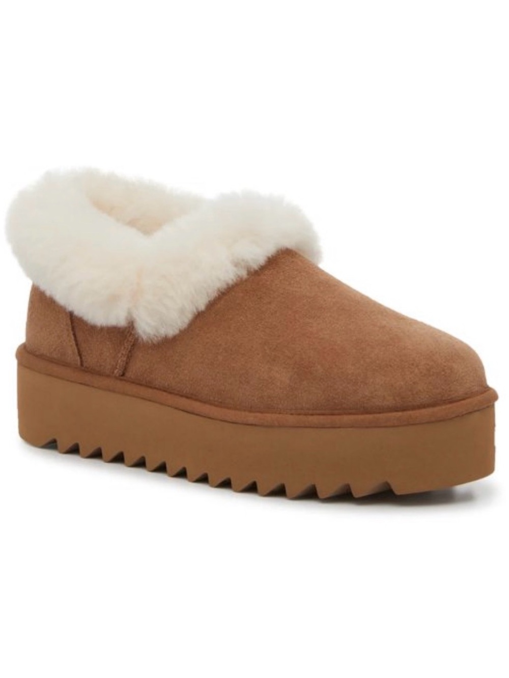 NIB Ugg Nita Platform Slippers Chestnut Women’s Size 6